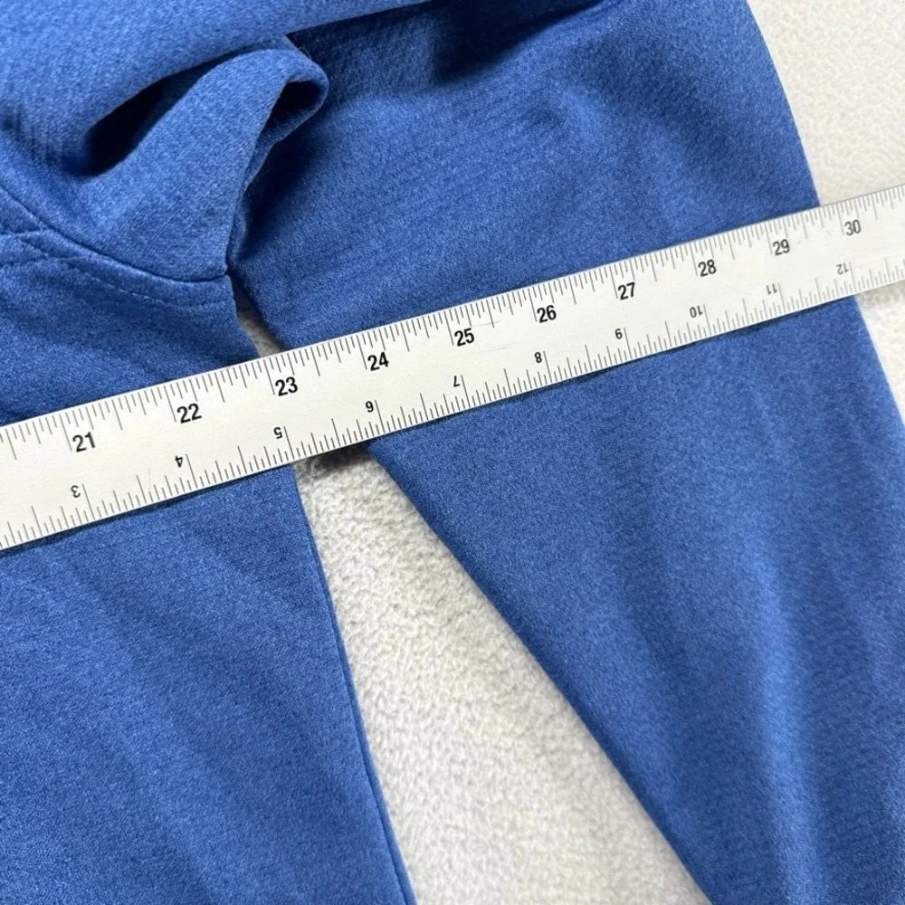 Callaway Pullover Mens Medium Blue Weather Series Quarter Zip Golf Sweater Grid
